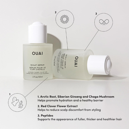 OUAI Scalp Serum with Red Clover Extract & Peptides – 2 fl oz