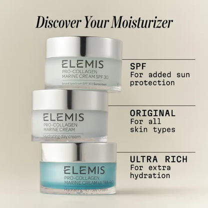 ELEMIS Pro-Collagen Marine Cream SPF 30 – Anti-Wrinkle Daily Moisturizer | 50ml / 1.7 fl oz