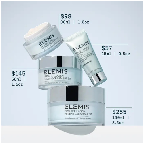 ELEMIS Pro-Collagen Marine Cream SPF 30 – Anti-Wrinkle Daily Moisturizer | 50ml / 1.7 fl oz