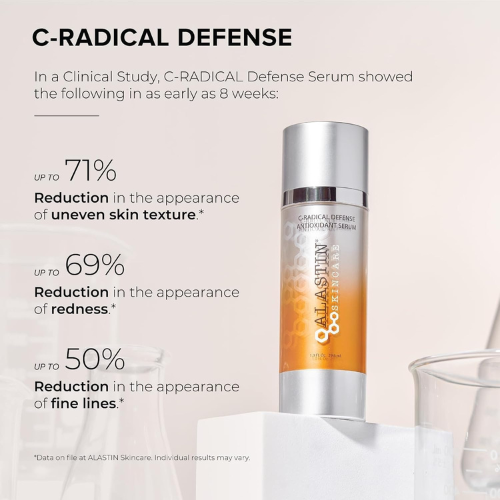 ALASTIN C-RADICAL Defense Face Serum | Vitamin C & Antioxidant Hydrating Serum | 1 oz
