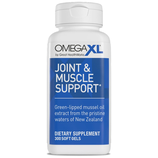 OmegaXL Joint & Muscle Support Supplement Drug-Free 300 Softgels