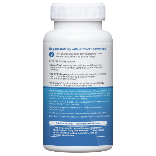 Instaflex Advanced Joint Support with UC-II Collagen & Herbal Blend – 60 Capsules