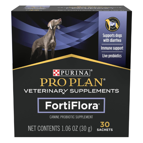 Purina Pro Plan FortiFlora Canine Probiotic Supplement – 30 Count Box for Digestive & Immune Health
