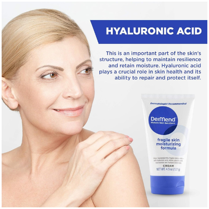 Dermend Specialized Fragile Skin Moisturizing Cream | Daily Anti-Wrinkle & Firming Formula | 4.5 oz Tube