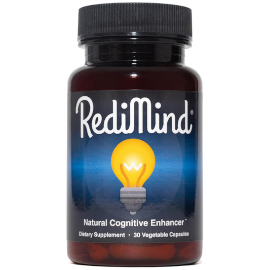 RediMind – Natural Brain Booster & Memory Support (Vegan, 30 Capsules)
