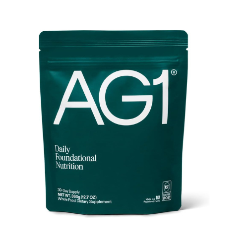AG1® Greens Powder Refill Pouch – 75 Vitamins, Multivitamins & Probiotics | Gut Health, Vegan, Keto, Gluten-Free | Classic Formula (Pouch Only)