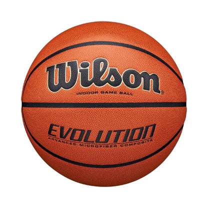 Wilson Evolution Indoor Game Basketball – Size 7 | Premium Grip & Control for Indoor Play