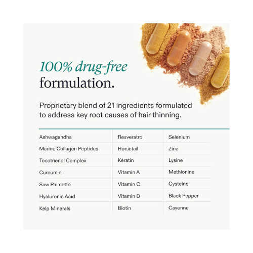 Nutrafol® Women’s Hair Growth Supplements – Ages 18–44 | Clinically Proven for Thicker & Stronger Hair | Dermatologist Recommended | 1-Month Supply