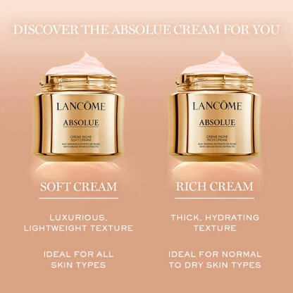 Lancôme Absolue Soft Cream – Anti-Aging Moisturizer with Grand Rose Extracts (2.0 oz / 60 ml)