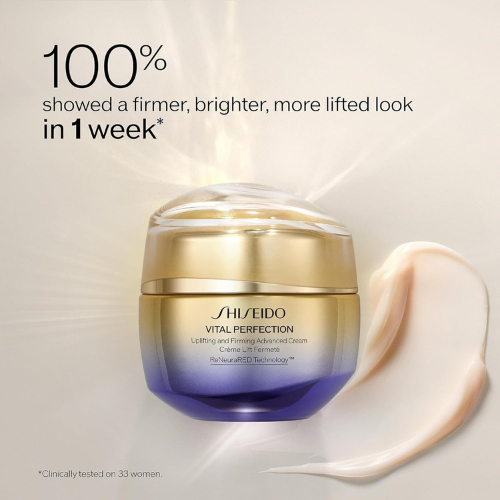 Shiseido Vital Perfection Uplifting & Firming Cream – Anti-Aging Moisturizer for Normal to Dry Skin | 50 ml