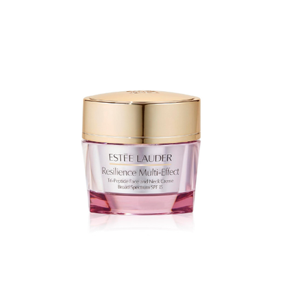 Estée Lauder Resilience Multi-Effect Tri-Peptide Face & Neck Cream SPF 15 | Plumping Anti-Aging Moisturizer