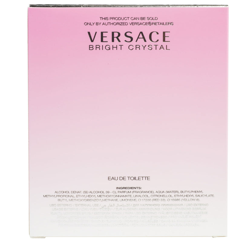 Versace Bright Crystal Eau De Toilette for Women – Elegant & Refreshing Perfume, 3.0 oz - GREEN MART LAND