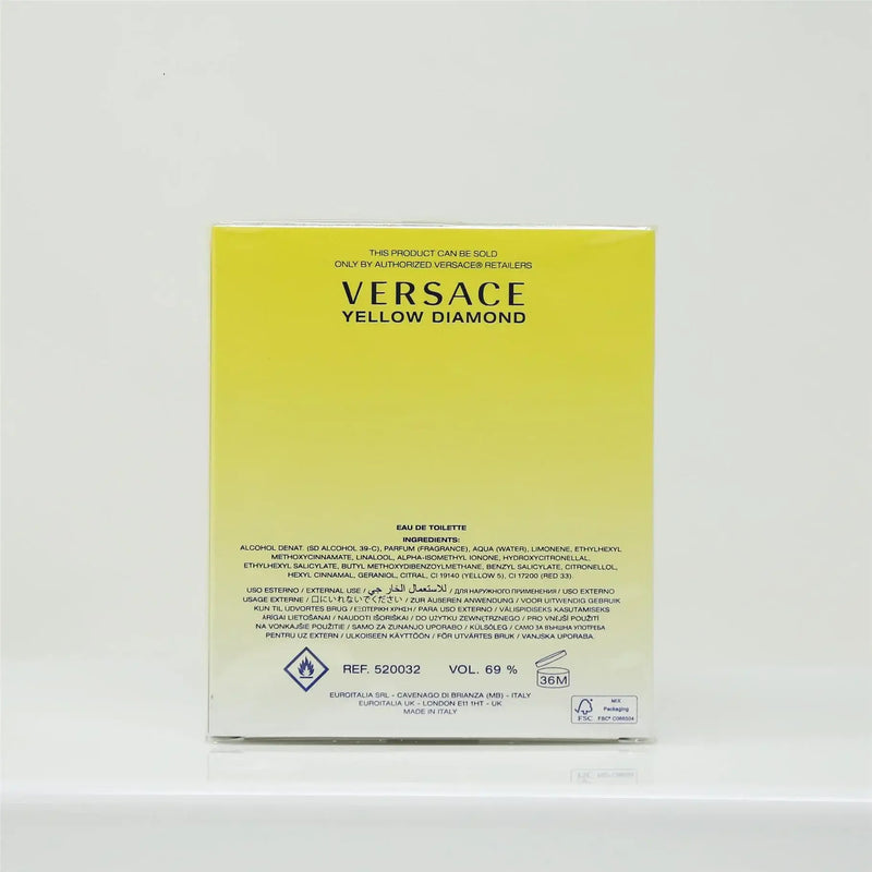 Versace Yellow Diamond for Women – 3.0 oz EDT Spray, Sparkling & Elegant Fragrance - GREEN MART LAND
