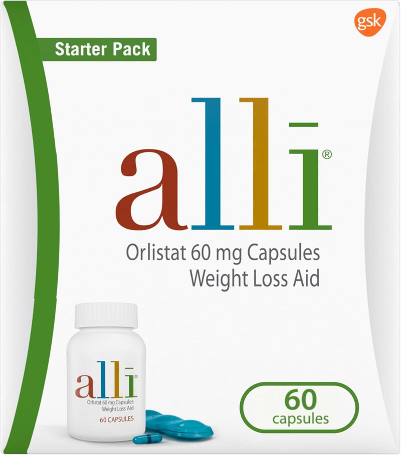 alli Diet Weight Loss Supplement Pills - Orlistat 60mg Starter Pack - GREEN MART LAND