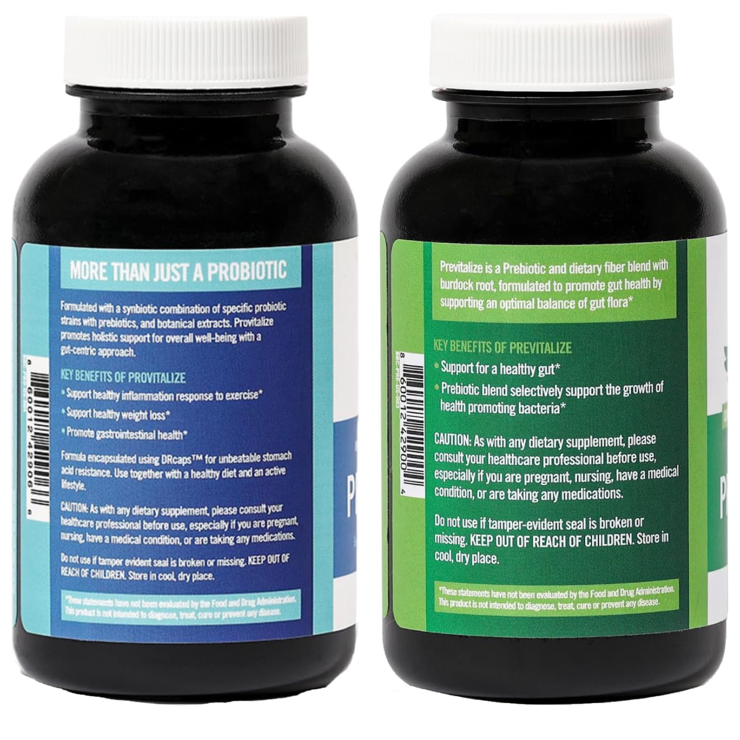 BB Company Provitalize & Previtalize Bundle Dietary Supplement | 2-Pack, 60 Count