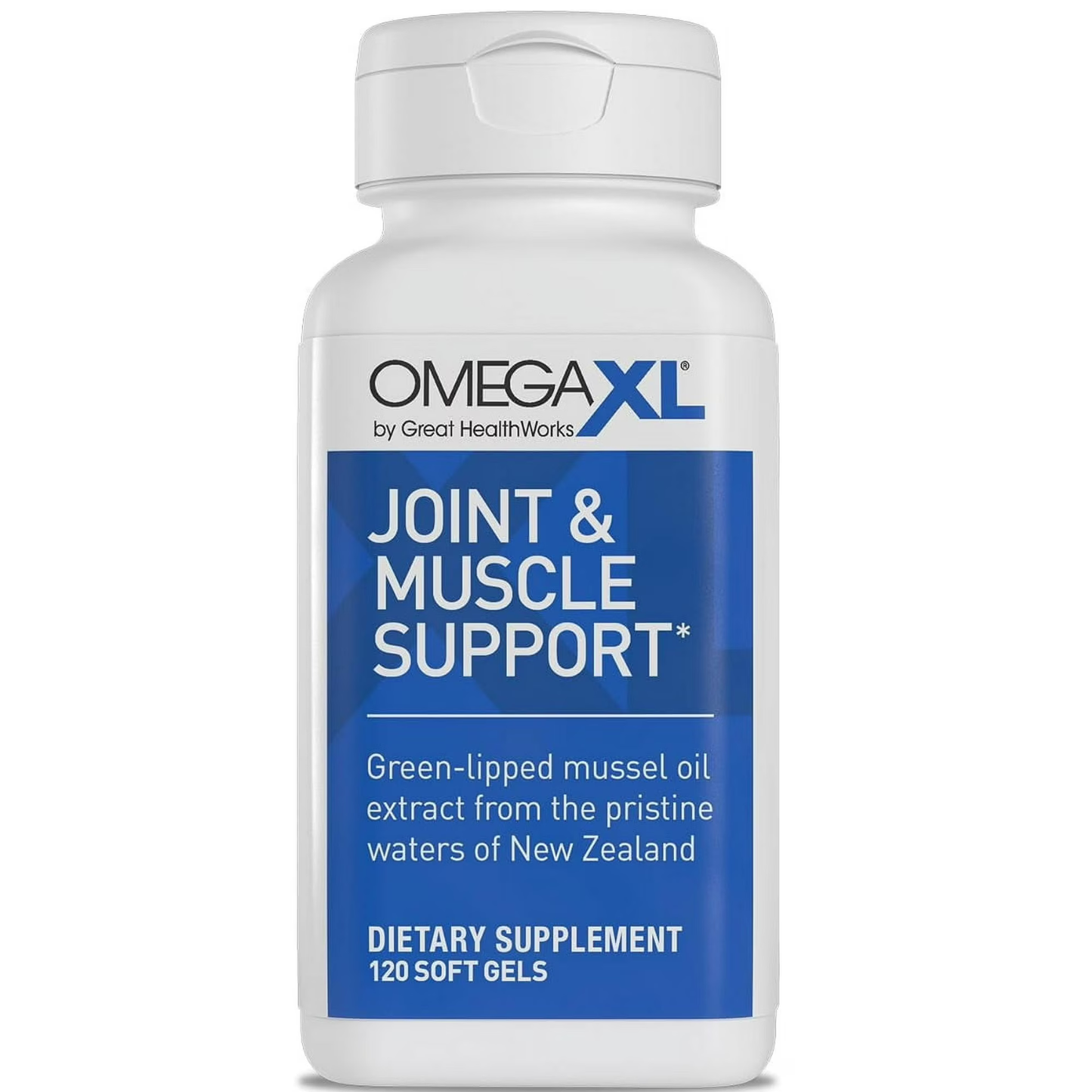 OmegaXL® Joint & Muscle Support Drug-Free Supplement 120 Softgels