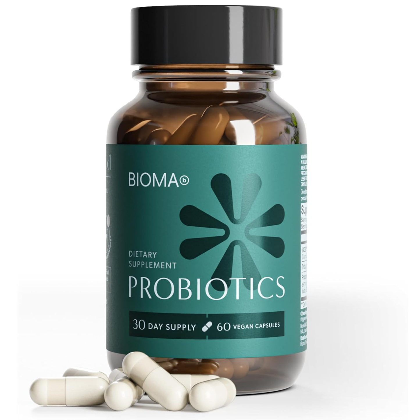 BIOMA Probiotics - Digestive Health - Gut Support for Men & Women - 60 Capsules