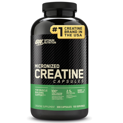 Optimum Nutrition Micronized Creatine Supplement 300 Capsules
