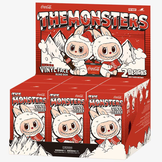 Labubu The Monsters Coca-Cola Series Vinyl Face Blind Box (Pack of 6) by POP MART