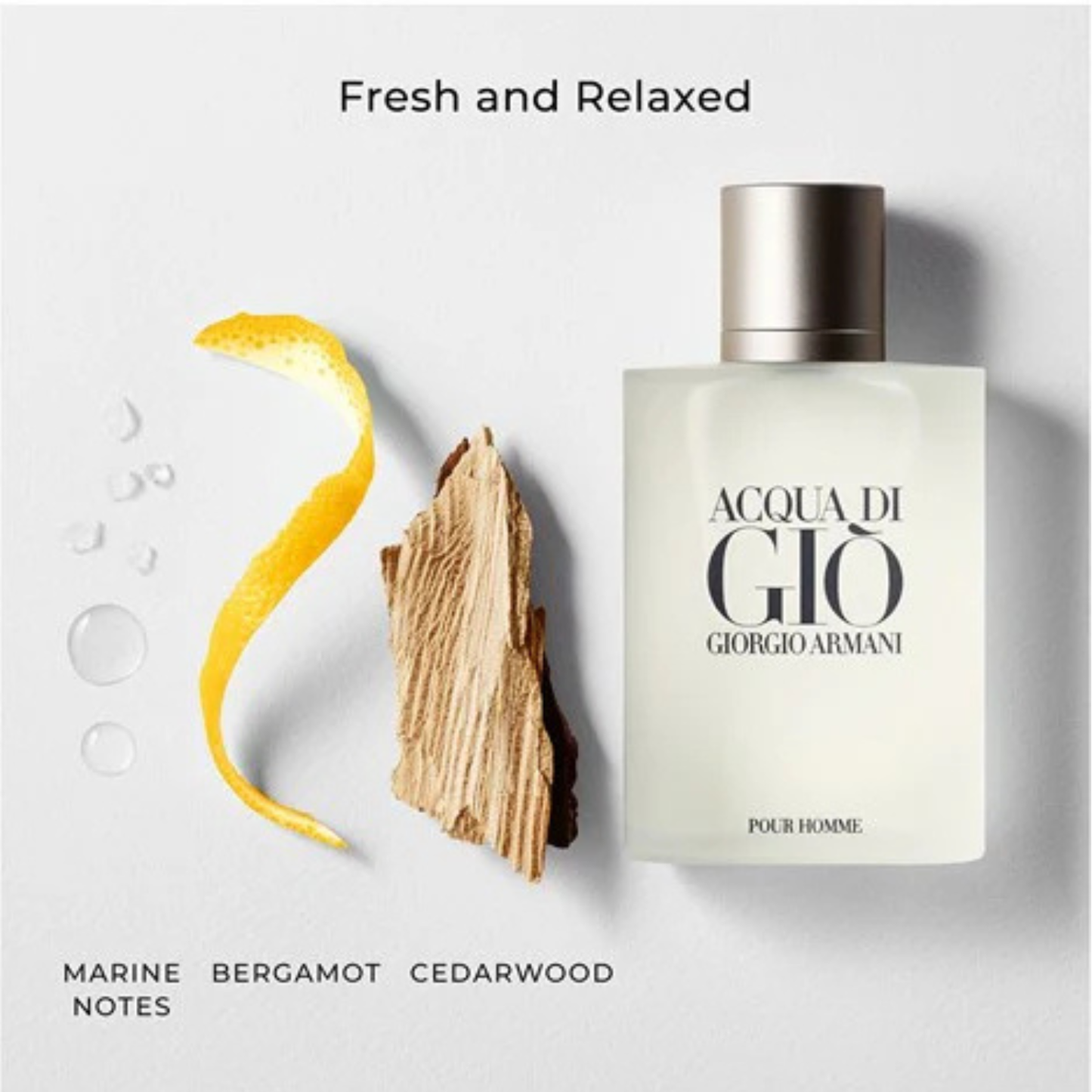 Acqua Di Giò Eau de Toilette Pour Homme 3.4 oz (100ml) by Giorgio Armani