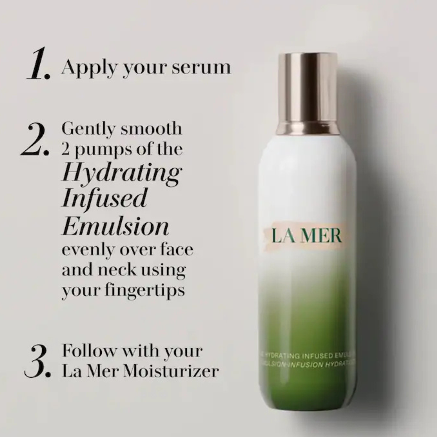 La Mer The Hydrating Infused Emulsion for Unisex - 4.2 oz Emulsion