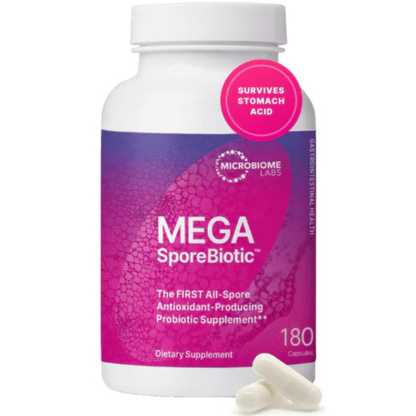 MegaSporeBiotic All-Spore Antioxidant Producing Probiotic Supplement 180 Capsules