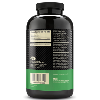 Optimum Nutrition Micronized Creatine Supplement 300 Capsules
