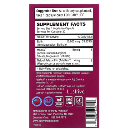 MyBiotin ProClinical Increase Hair Density Supplemet 30 Capsules (Pack of 3)