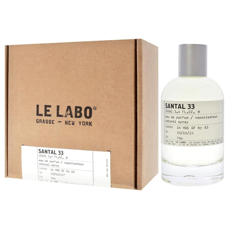Le Labo Santal 33 Eau de Parfum Spray – Unisex Fragrance – 3.4 oz (100 ml)